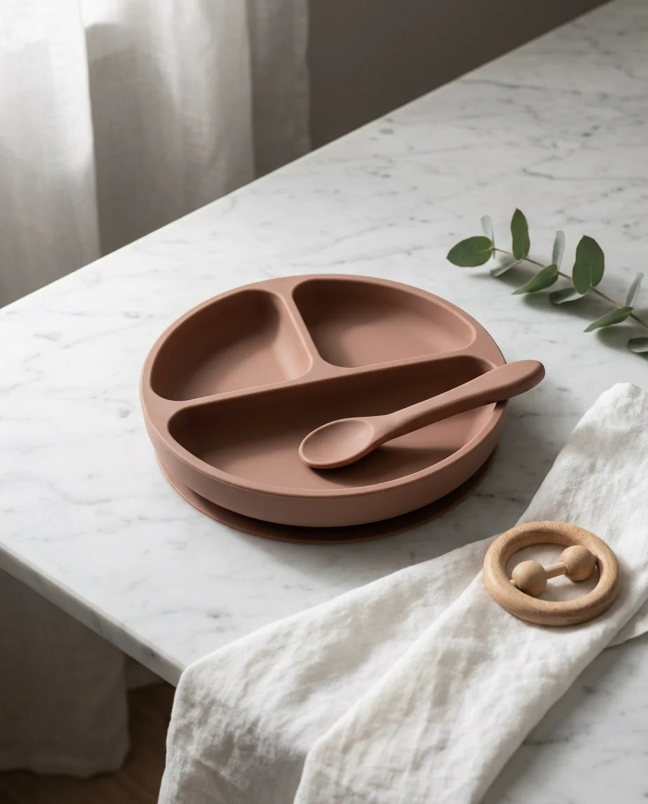 BPA Free Training Spoon & Suction Plate